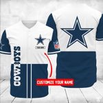 Custom Name Personalized DALLAS COWBOYS 44 Baseball Jersey For Fans
