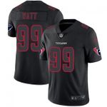 Texans #99 J.J. Watt Black Team Color V-neck Short-sleeve Jersey For Fans