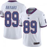 Giants #89 Mark Bavaro White Team Color V-neck Short-sleeve Jersey For Fans