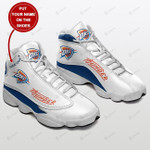 Oklahoma City Thunder  NBA Customs  Air Jordan 13  Shoes Sneaker,  Gift Shoes For Fan Like Sneaker, sneaker shoes Personalized