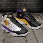 Los Angeles Lakers NBA White black  Air Jordan 13 Shoes Sneaker,  Gift Shoes For Fan Like Sneaker , Shoes Sport For Everybody
