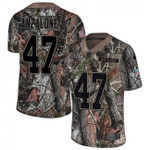 Saints #47 Alex Anzalone Camo Team Color V-neck Short-sleeve Jersey For Fans
