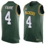 Packers #4 Brett Favre Team Color Tanktop Jersey For Fans