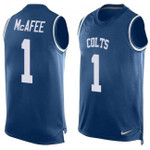 Colts #1 Pat McAfee Royal Blue Team Color Tanktop Jersey For Fans