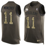 Steelers #11 Donte Moncrief Green Team Color Tanktop Jersey For Fans
