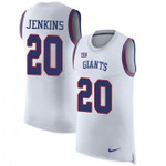 Giants #20 Janoris Jenkins White Team Color Tanktop Jersey For Fans