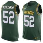 Packers #52 Clay Matthews Team Color Tanktop Jersey For Fans