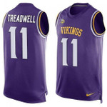 Vikings #11 Laquon Treadwell Purple Team Color Tanktop Jersey For Fans