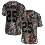 Lions #25 Will Harris Camo Team Color V-neck Short-sleeve Jersey For Fans