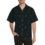 Stingray Pattern Print Design 02 Men�s All Over Print Hawaiian Shirt (model T58)