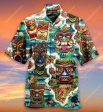 Keep Saying Aloha Tiki Hawaii Unisex Hawaiian Shirt