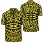 Polynesian Tatau Yellow Hawaiian Shirt