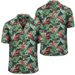 Tropical Monstera Leaf Green Mix Hawaiian Shirt