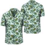 Tropical Flowers Monstera Leaf Hawaiian Shirt