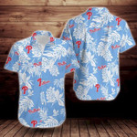 Philadelphia Phillies Tropical Flower Short Sleeve Hawaiian Shirt
