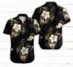 Blackberry Black Hawaiian Aloha Sport Shirt
