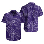 Men�s Hawaiian Shirt � By Two Palms Hawaii � Monstera Ceres � Purple