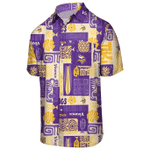 Vintage Minnesota Vikings Tropical Button Up Woven Shirt