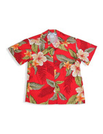 Rayon Hawaiian Flowers Shirt 107r