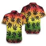 Marijuana Leaf Rasta Hawaiian Shirt