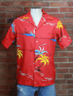 Men'S Vintage 80s Hawaiian Shirt
