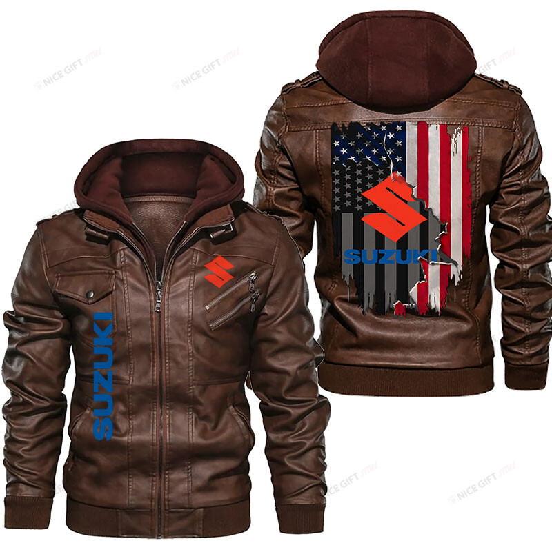 Top leather jacket come in so many different styles and colors now 22
