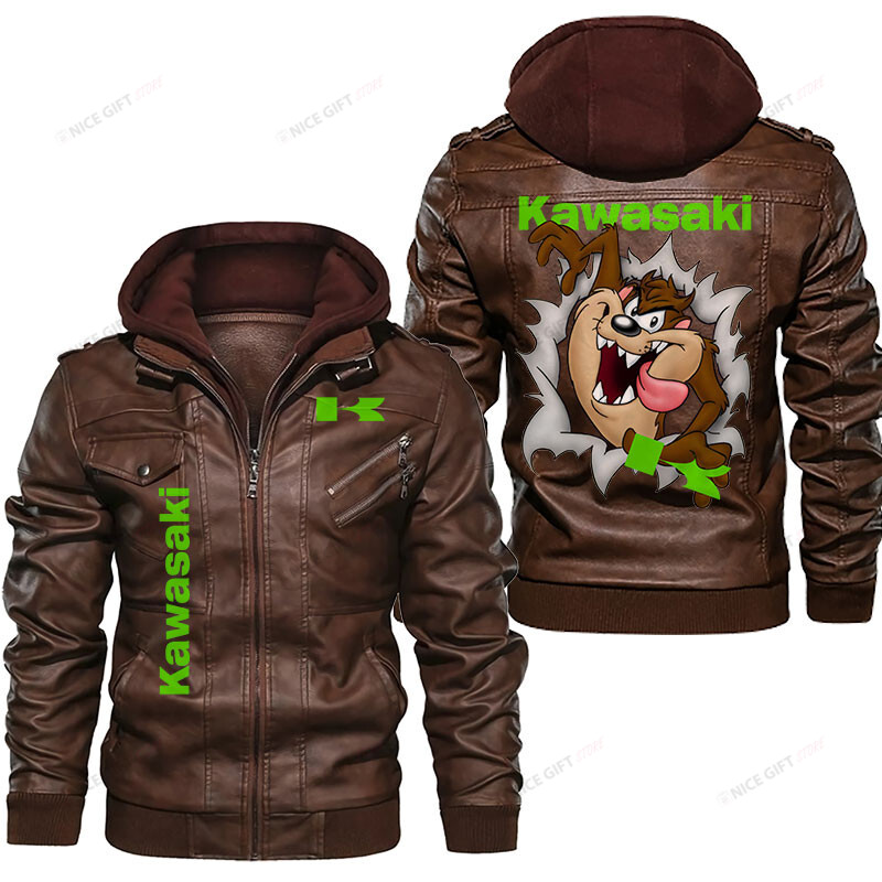 Top leather jacket come in so many different styles and colors now 73
