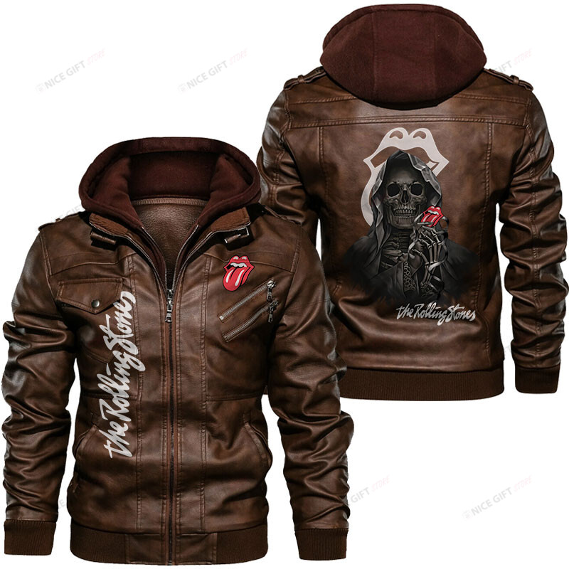 Top leather jacket come in so many different styles and colors now 75