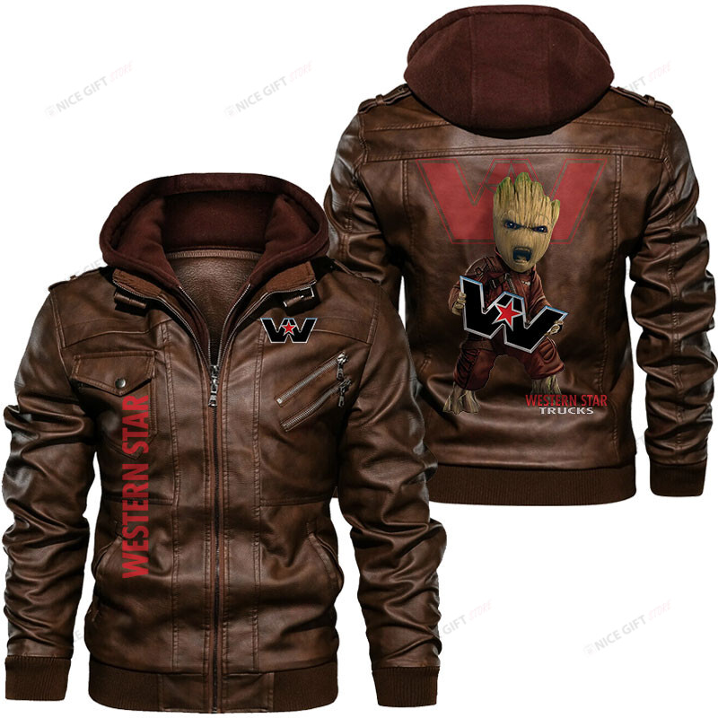 Top leather jacket come in so many different styles and colors now 188