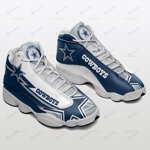 Dallas cowboys custom sneakers air jordan 13 tennis shoes for fan