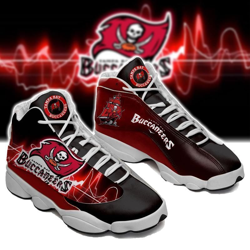 Tampa bay buccaneers form air jordan 13 sneakers football sneakers -lan1 jd13 sneakers personalized shoes design