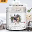 Personalized Dog Memorial Candle - Personalized Dog Remembrance Gift For Dog Lovers