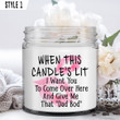 When This Candle's Lit I Want You To Come Over Here And Give Me That Dad Bod Candle Personalized Wedding Anniversary Gift For Husband