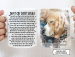 Don't Cry Sweet Mama Dog Poem Printable Mug Personalized Dog Memorial Gift For Dog Mom