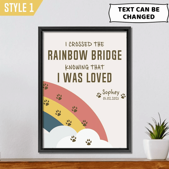 I Crossed The Rainbow Bridge Knowing That I Was Love