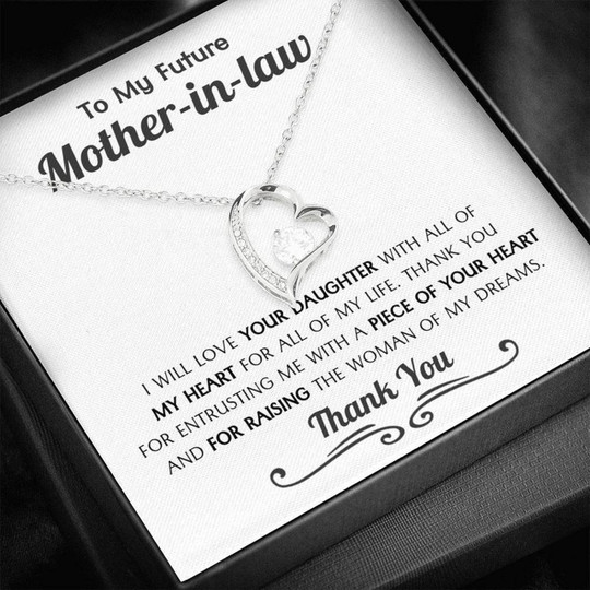 To My Mother In Law I Will Love Your Daughter With All Of My Heart For All Of My Life