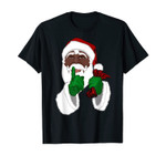 African American Santa Black Perfect Christmas Gift T-Shirt
