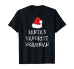 Santa's Favorite Ukrainian Gift Christmas Funny Ukraine T-Shirt