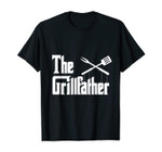Grilling Smoker & Grill Chef Grillfather Grilled BBQ Gift T-Shirt