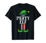 Party Elf Matching Family Group Christmas Party Pajama T-Shirt