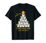 2020 Funny Quarantine Christmas Toilet Paper Tree Gift T-Shirt