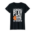 Funny Basketball Girl Gift | Hoop Costume T-Shirt