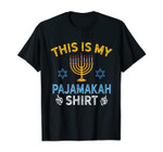 This Is My Pajamakah Shirt Funny Hanukkah Pajama Matching T-Shirt