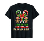 This Is My Christmas Pajama Shirt Funny Gingerbread Lover T-Shirt