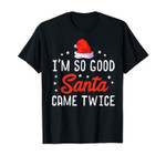 Naughty Christmas Shirt Women Funny Inappropriate Xmas Party T-Shirt