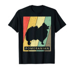 Pomeranian Dog Retro Vintage Gift T-Shirt