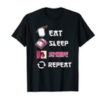 Eat Sleep Anime Repeat Anime Merch Ramen Otaku Gift Anime T-Shirt