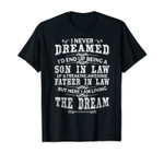 Mens Son In Law Of A Freaking Awesome Father In Law Saying Gift T-Shirt