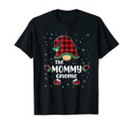 Mommy Gnome Buffalo Plaid Matching Christmas Gift Pajama T-Shirt