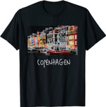 Kopenhagen-Hemd - Dänemark-T-Shirt T-Shirt T-Stück T-Shirt